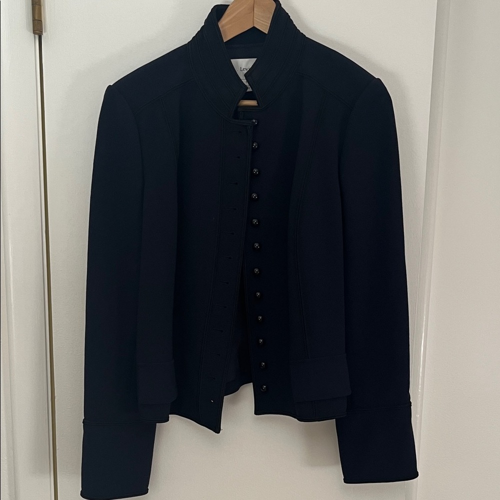 Lewit Classic Navy Structured Blazer - image 1